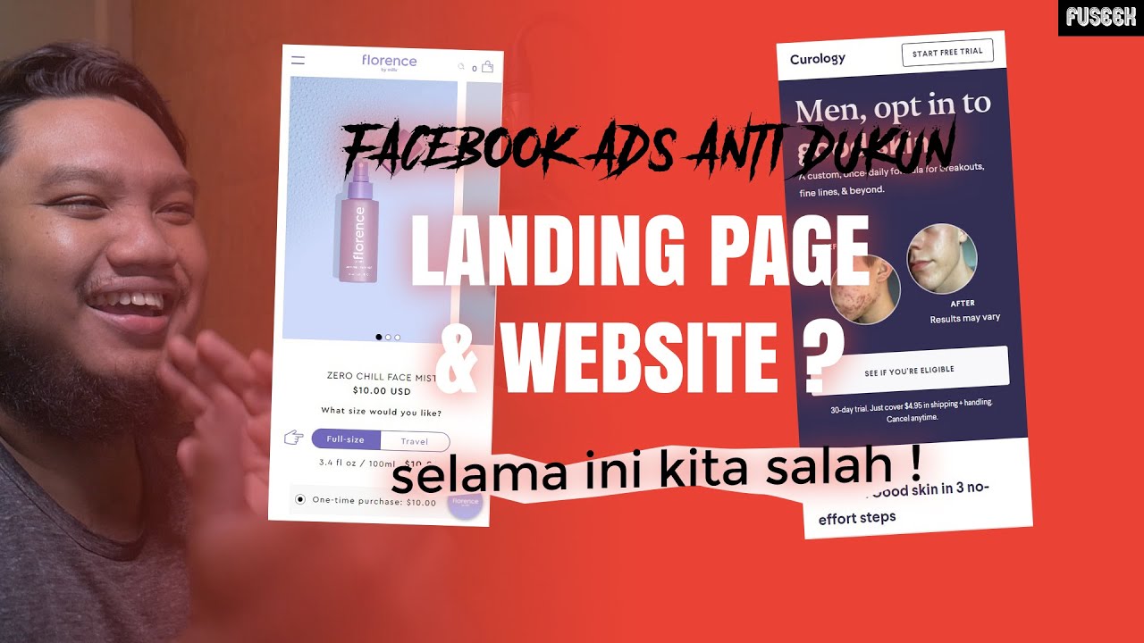 9. landing page x website, pemahaman yang benar